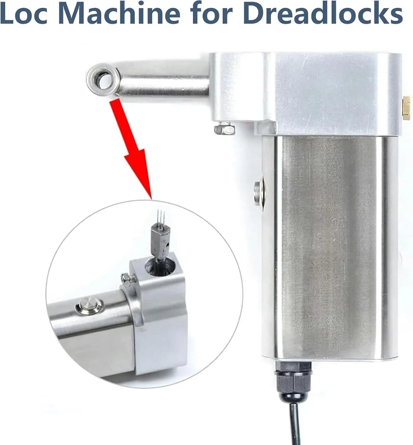 Dreadlock Machine, Automatic Dreadlock Machine, Handheld Portable Dreadlock Maker, DIY Dreadlocks Braiding Hair Extensions